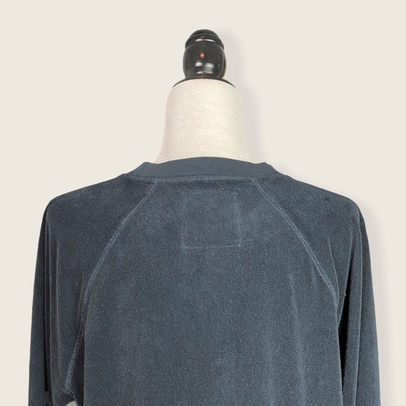 🆕 NWT Women’s Joe’s Jeans Towel Terry Crewneck Sweatshirt Lounge Top Cozy M - Picture 7 of 16